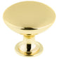 Contemporary Knob, 1-9/16" D, Satin Gold alt 0