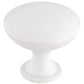 Contemporary Knob, 1-9/16" D, White alt 0