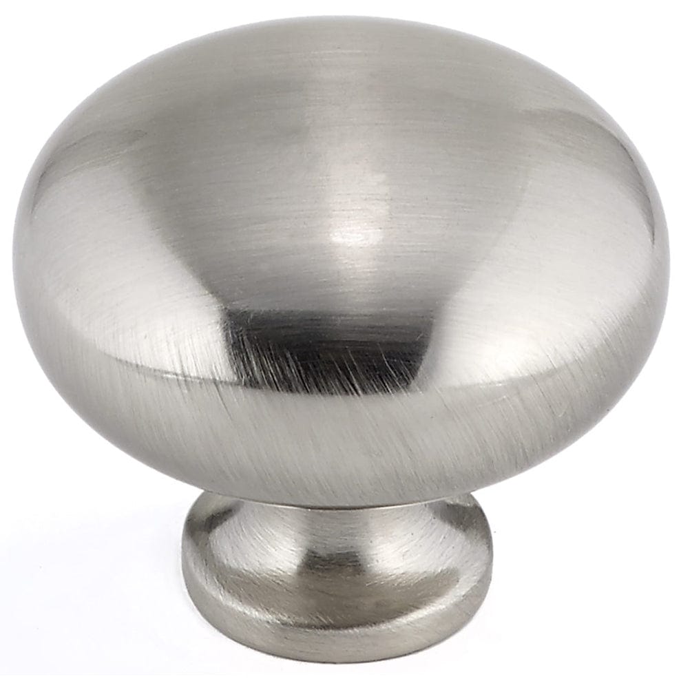 Contemporary Knob, 1-1/4" D, Brushed Nickel alt 0
