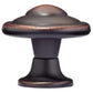 Traditional Knob, 1-7/32" D, Brushed Oil-Rubbed Bronze alt 0