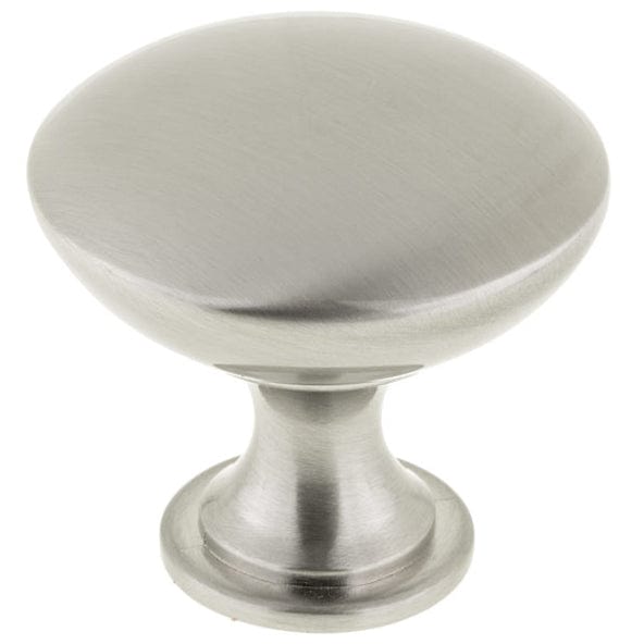 Traditional Knob, 1-3/16" D, Brushed Nickel alt 0