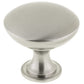 Traditional Knob, 1-3/16" D, Brushed Nickel alt 0