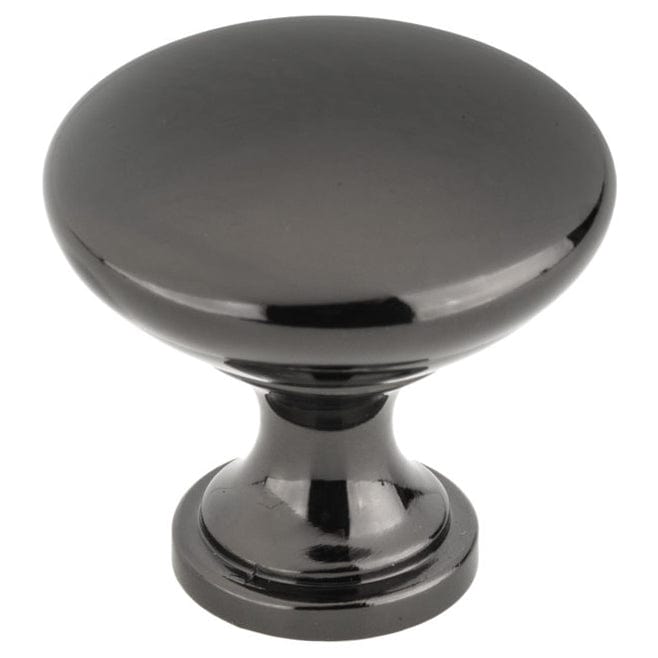 Traditional Knob, 1-3/16" D, Black Nickel alt 0