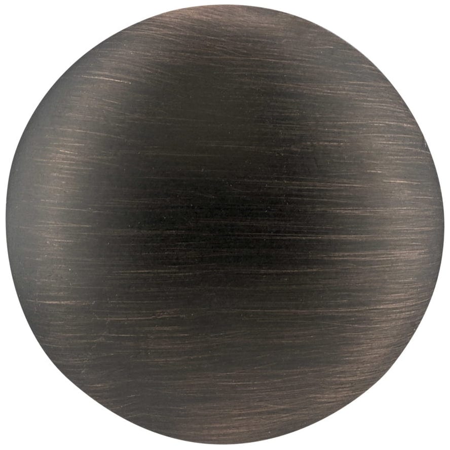 Traditional Knob, 1-3/16" D, Brushed Oil-Rubbed Bronze alt 0