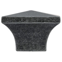 Traditional Knob, 1-1/4" x 1-1/4", Natural Iron alt 0