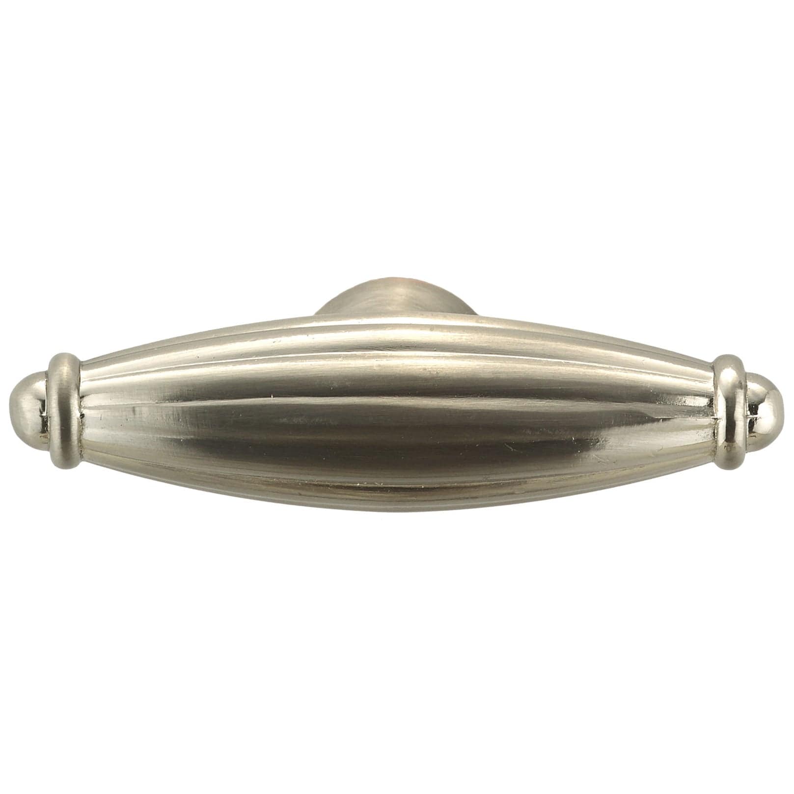 Traditional Knob, 2-9/16" x 25/32", Brushed Nickel alt 0