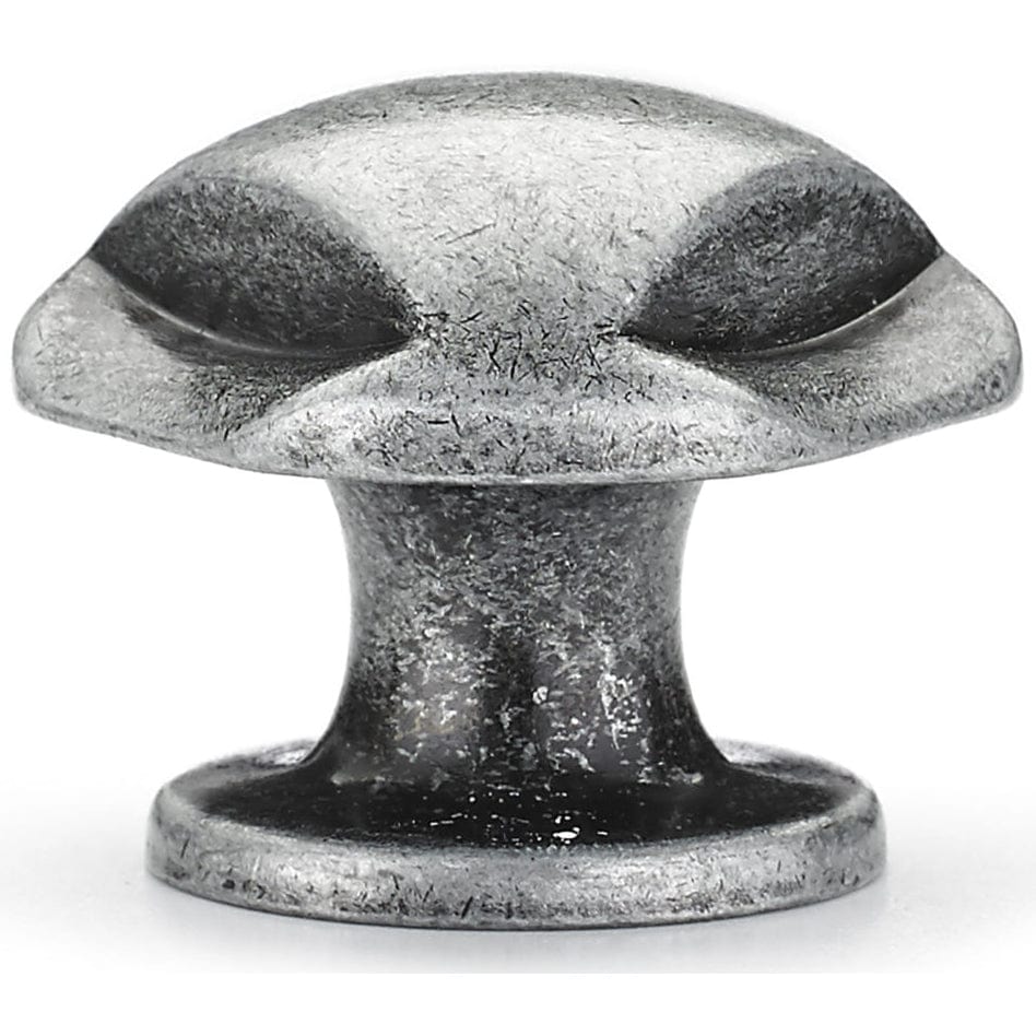 Traditional Knob, 1-5/16" D, Wrought Iron alt 0