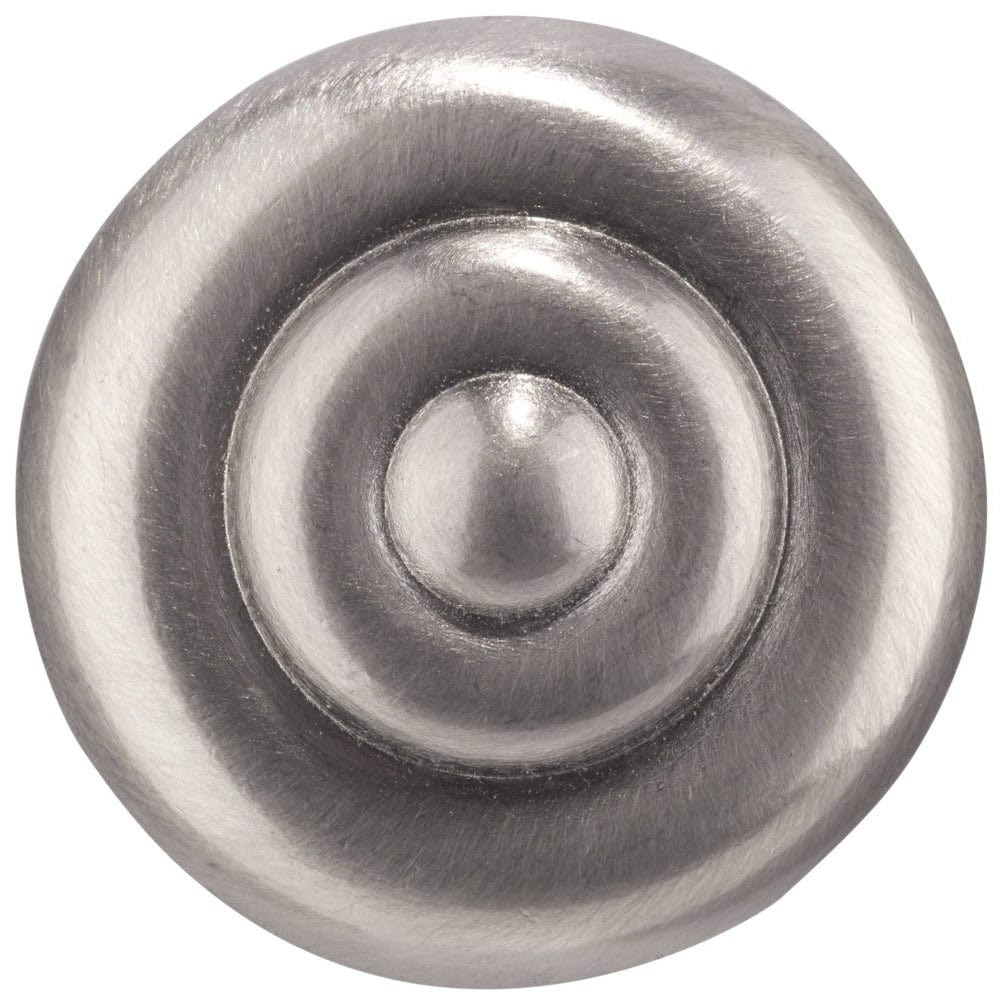 Traditional Knob, 1-1/4" D, Brushed Nickel alt 0