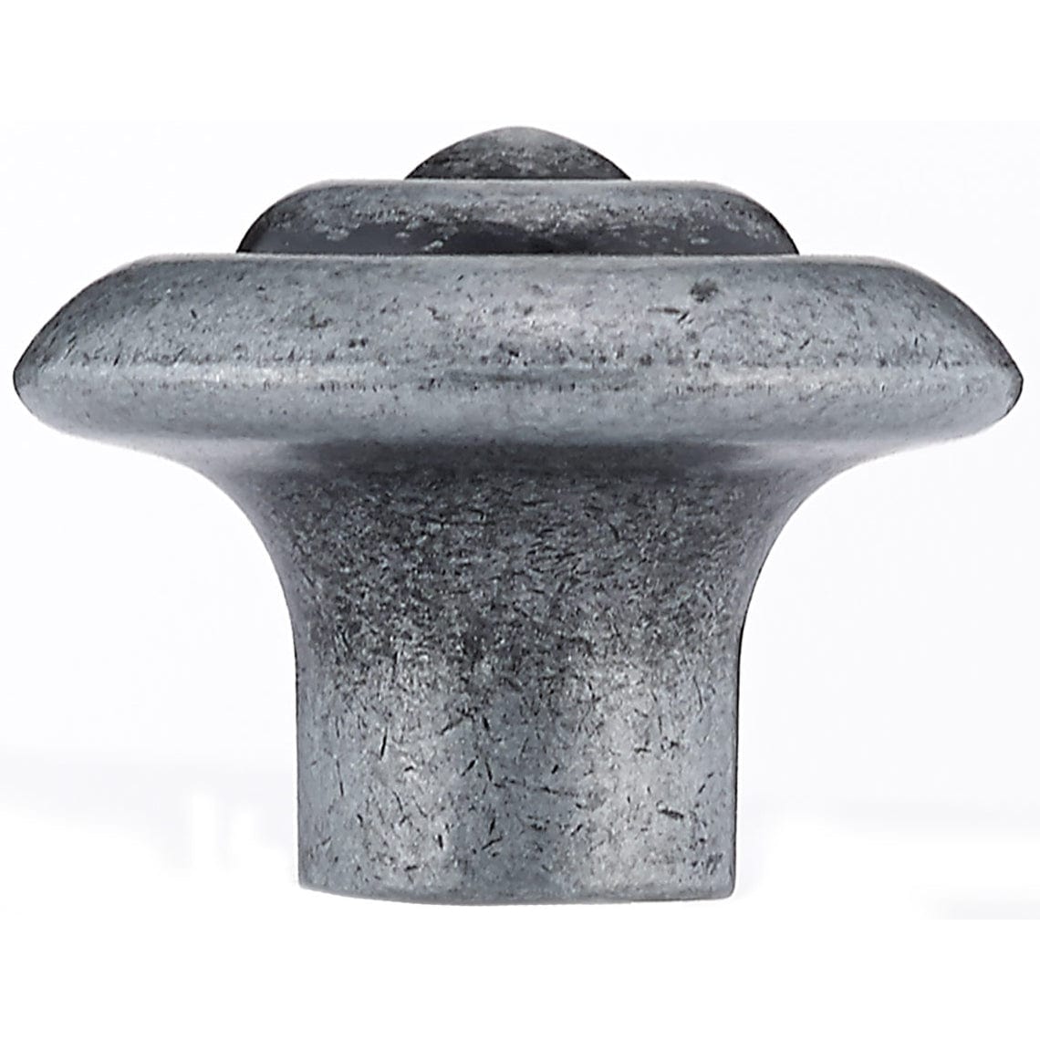 Traditional Knob, 1-1/4" D, Wrought Iron alt 0