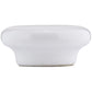 Contemporary Knob, 2-3/32" D, White alt 0