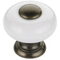 Eclectic Knob, 1" D, White alt 0