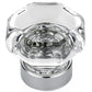 Eclectic Knob, 1-5/16" D, Clear, Chrome alt 0