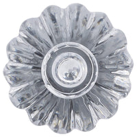 Eclectic Knob, 1-1/8" D, Clear, Chrome alt 0