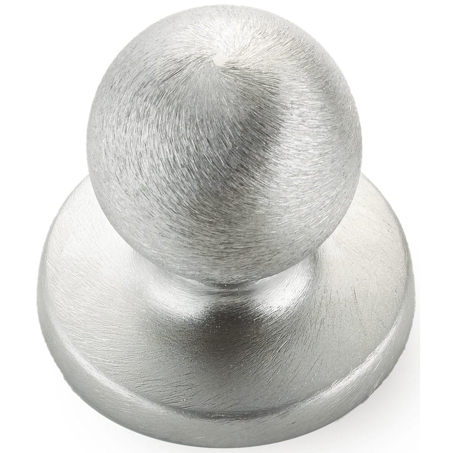 Functional Knob, 1-1/4" D, Brushed Chrome alt 0