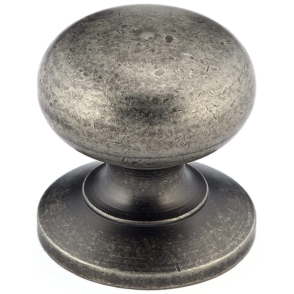 Traditional Knob, 1-1/4" D, Pewter alt 0