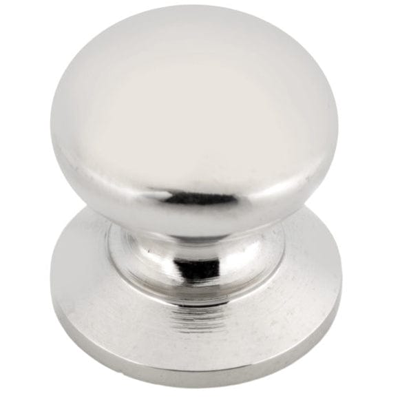 Traditional Knob, 1-7/32" D, Polished Nickel alt 0