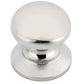 Traditional Knob, 1-7/32" D, Polished Nickel alt 0