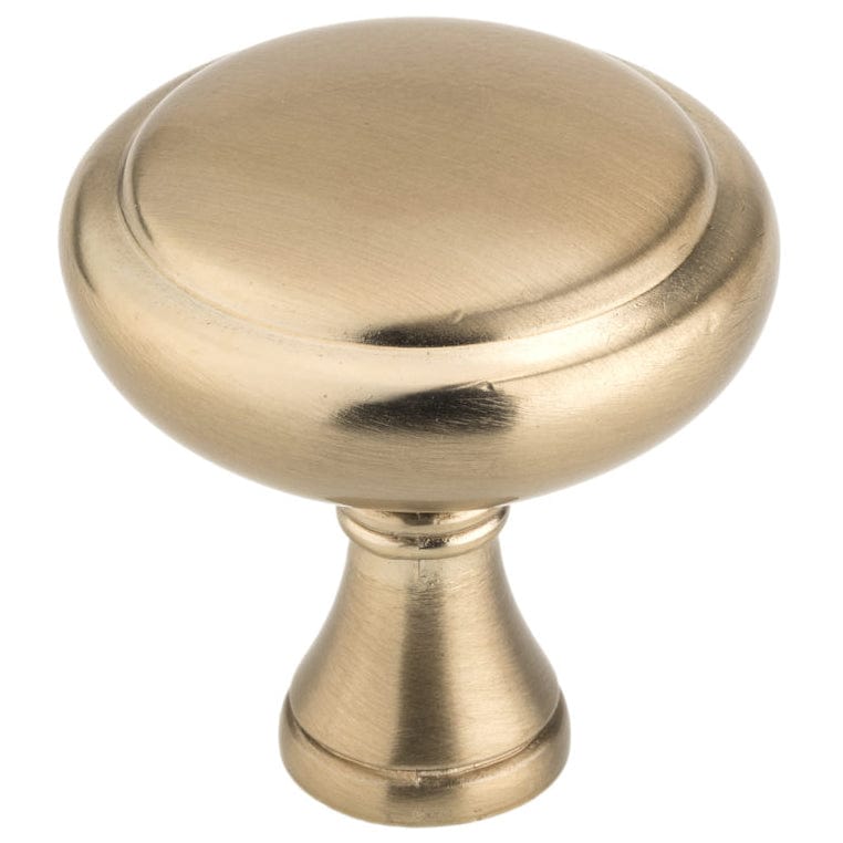 Traditional Knob, 1-1/4" D, Champagne Bronze alt 0