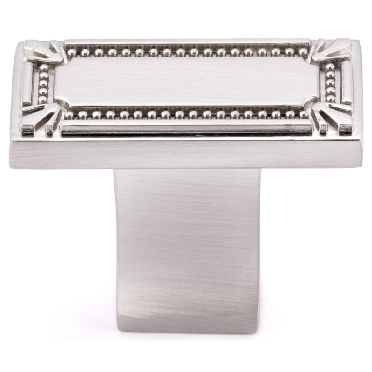 Traditional Knob, 1-11/16" x 7/8", Brushed Nickel alt 0