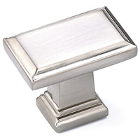 Transitional Knob, 1-1/2" x 15/16", Brushed Nickel alt 0