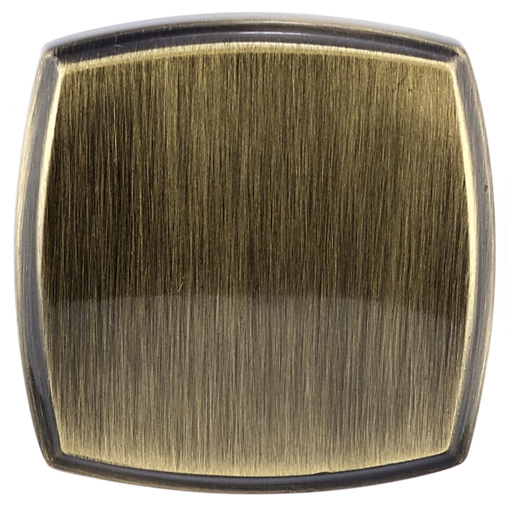 Transitional Knob, 1-1/4" x 1-1/4", Antique English alt 0