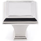 Traditional Knob, 1-3/8" x 1-3/8", Polished Nickel alt 0