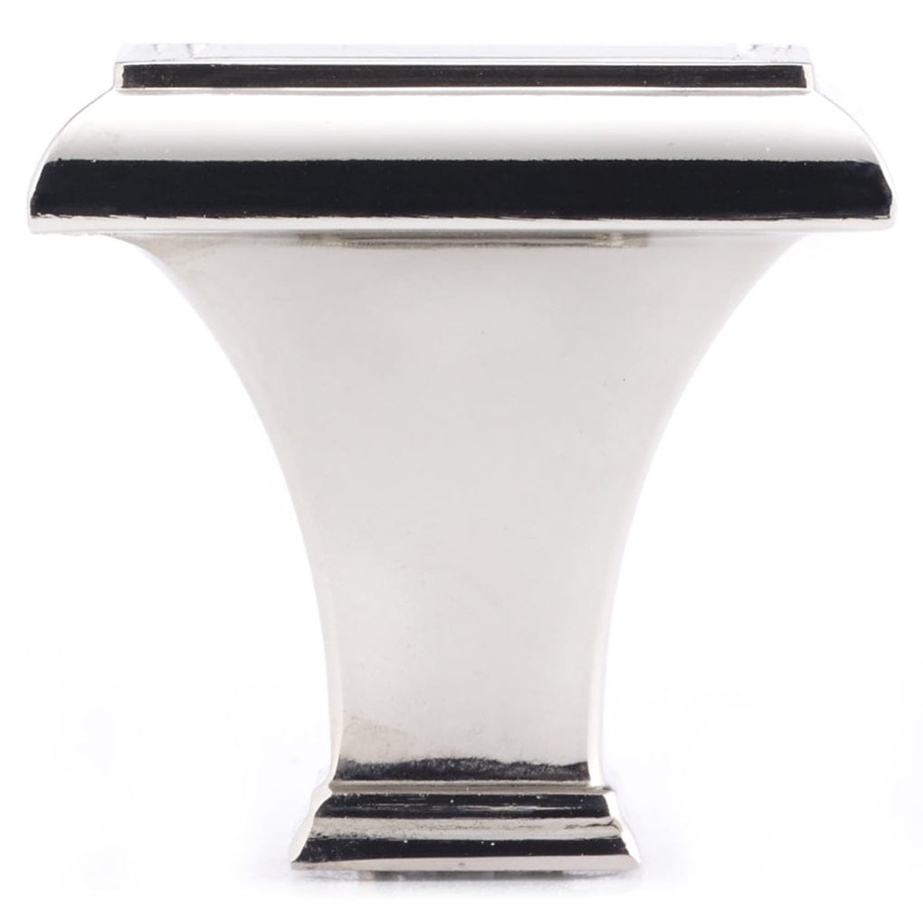 Traditional Knob, 1-3/8" x 1-3/8", Polished Nickel alt 0