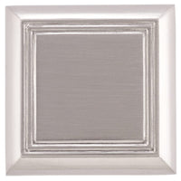 Traditional Knob, 1-3/8" x 1-3/8", Brushed Nickel alt 0