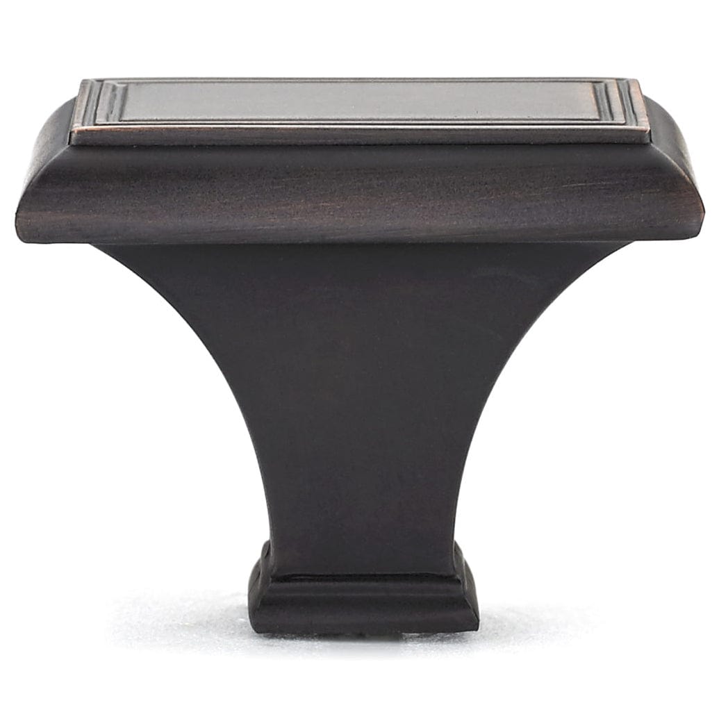 Traditional Knob, 1-11/16" x 1-3/32", Brushed Oil-Rubbed Bronze alt 0