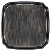 Transitional Knob, 1-3/8" x 1-3/8", Antique Nickel alt 0
