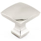 Transitional Knob, 1-5/16" x 1-5/16", Polished Nickel alt 0
