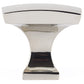 Transitional Knob, 1-5/16" x 1-5/16", Polished Nickel alt 0