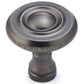Traditional Knob, 1-1/4" D, Antique Nickel alt 0