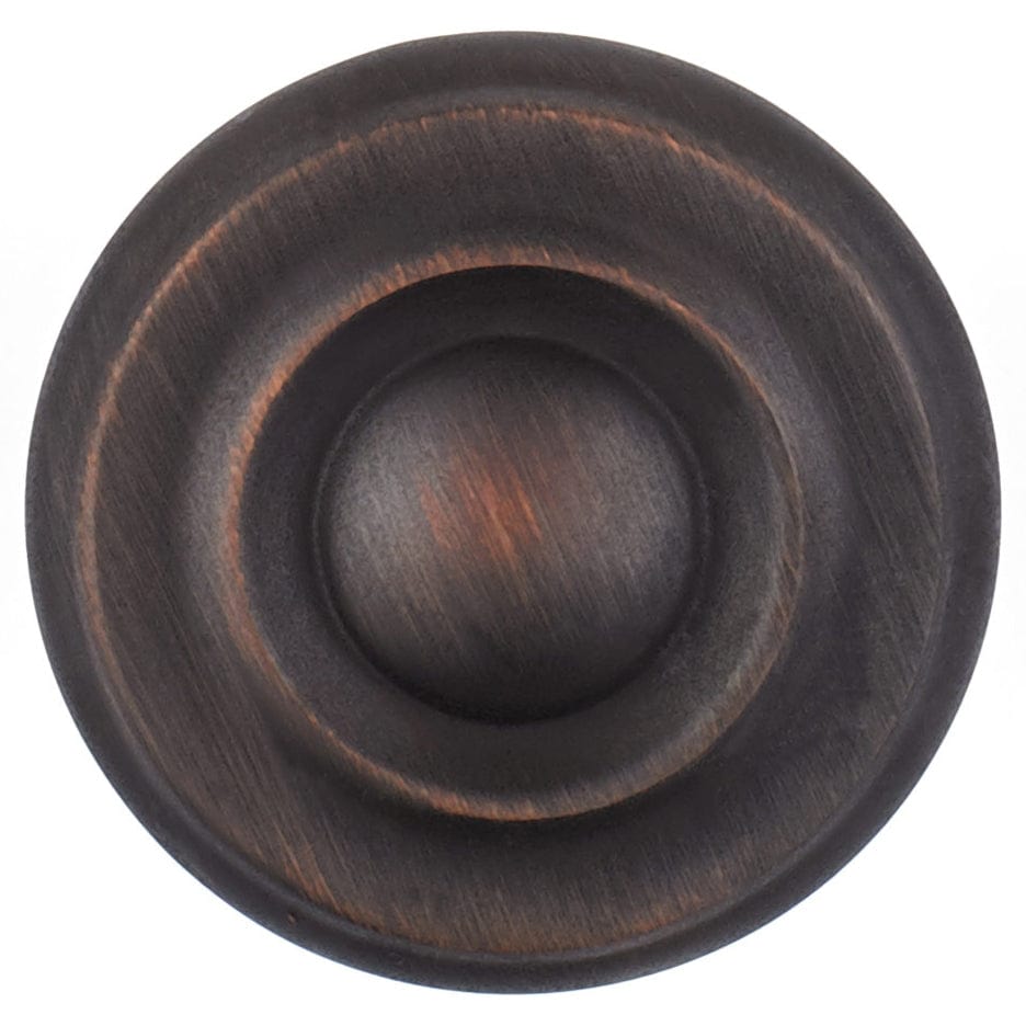 Traditional Knob, 1-1/4" D, Brushed Oil-Rubbed Bronze alt 0