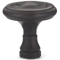 Traditional Knob, 1-1/4" D, Brushed Oil-Rubbed Bronze alt 0