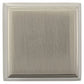 Contemporary Knob, 1-1/32" x 1-1/32", Brushed Nickel alt 0