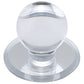 Contemporary Knob, 1-7/8" D, Transparent/Clear, Mirror Effect alt 0