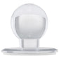 Contemporary Knob, 1-7/8" D, Transparent/Clear, Mirror Effect alt 0