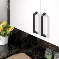 Contemporary Pull, 5-1/16" Center-to-Center, Matte Black