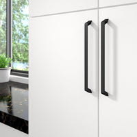 Contemporary Pull, 10-1/8" Center-to-Center, Matte Black