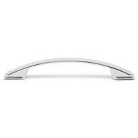 Contemporary Pull, 5-1/16" Center-to-Center, Chrome alt 0