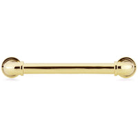 Eclectic Pull, 5-1/16" Center-to-Center, Brass alt 0