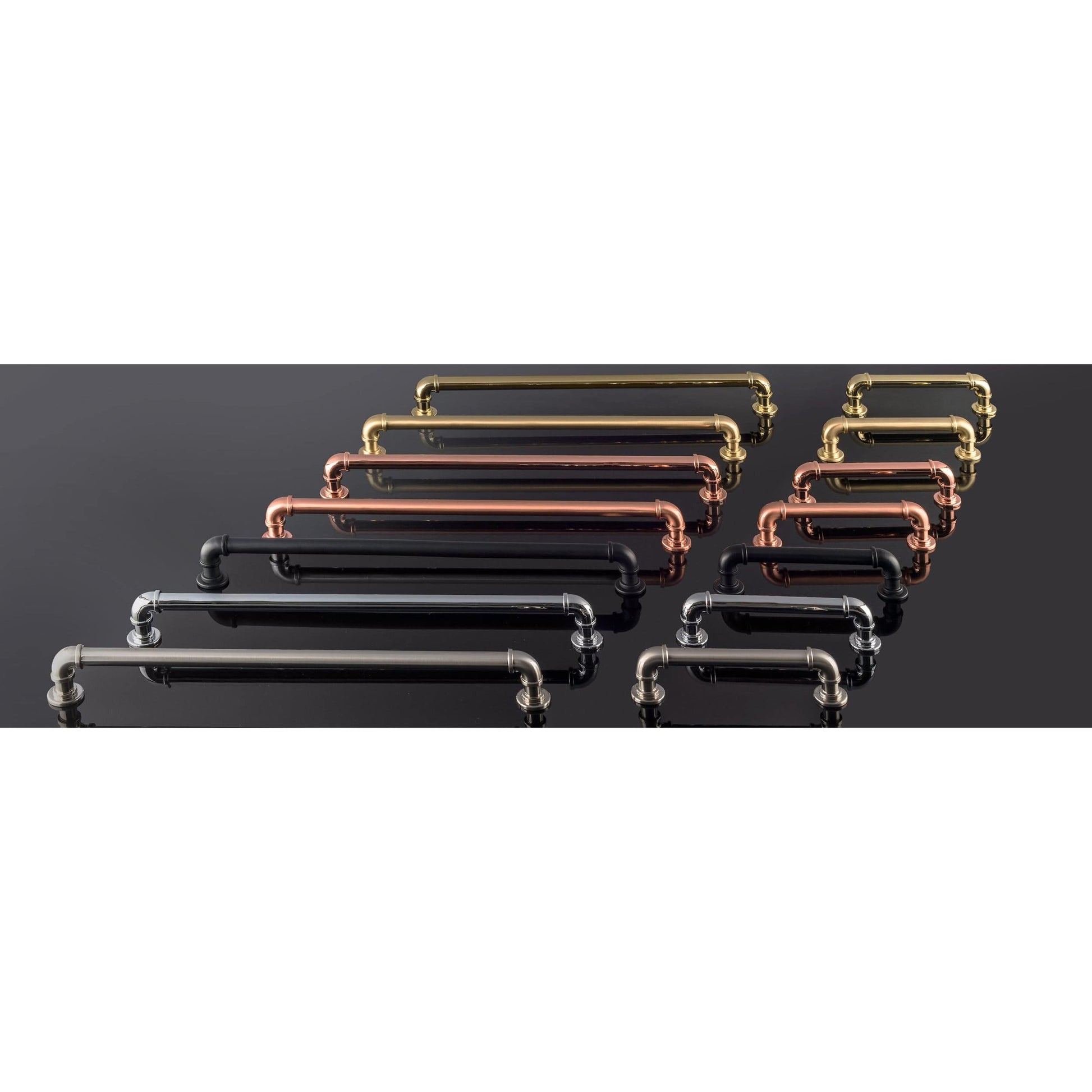 Eclectic Pull, 12-5/8" Center-to-Center, Brushed Nickel alt 0