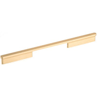 Contemporary Pull, 12-5/8" Center-to-Center, Brushed Gold alt 0