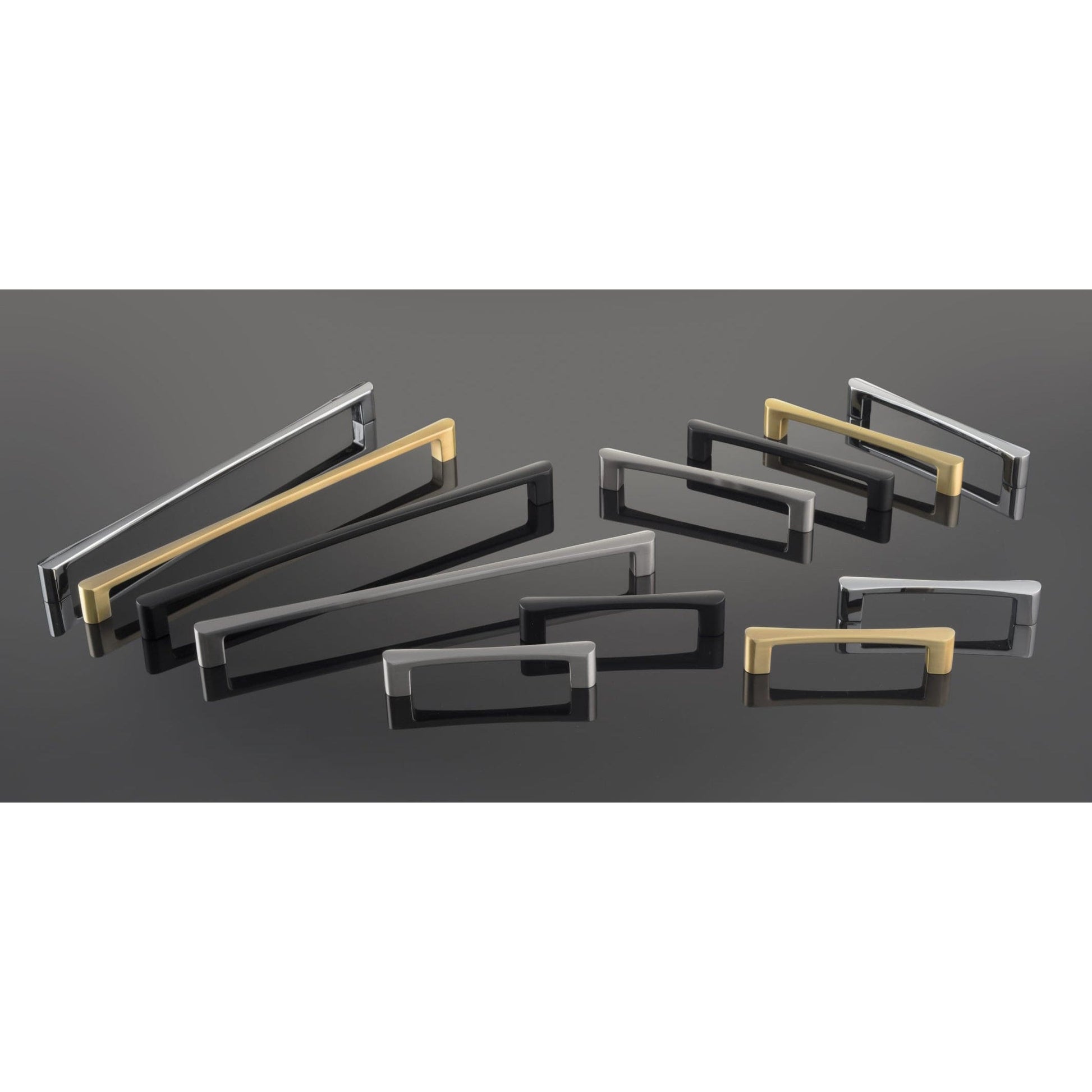 Contemporary Pull, 5-1/16" Center-to-Center, Matte Black alt 0