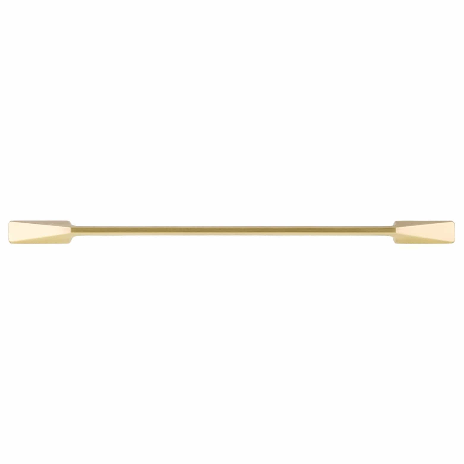 Contemporary Pull, 12-5/8" Center-to-Center, Satin Brass alt 0