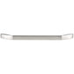 Contemporary Pull, 8-13/16" Center-to-Center, Brushed Nickel alt 0