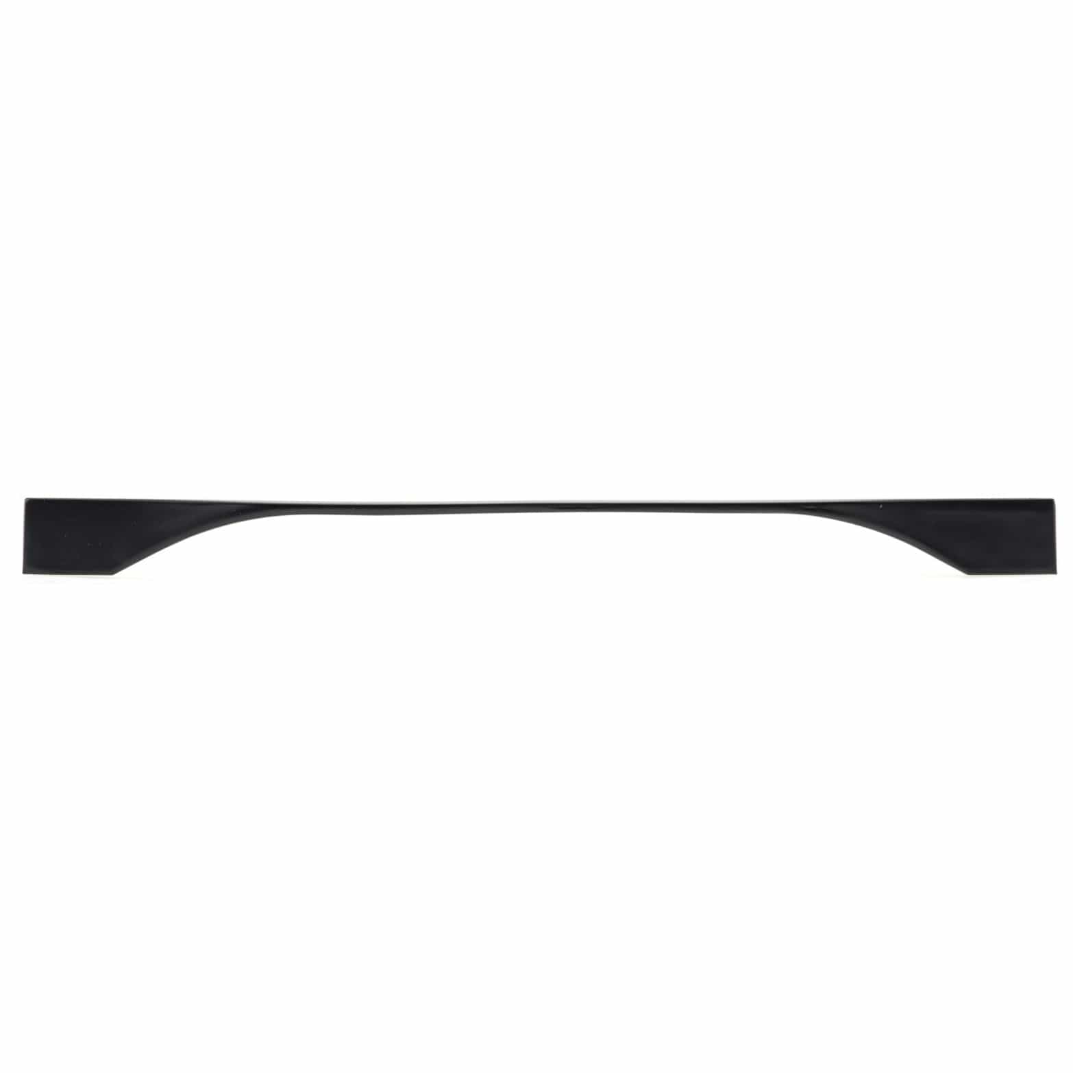 Contemporary Pull, 11-3/8" to 12-5/8" Center-to-Center, Matte Black alt 0