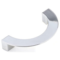 Contemporary Pull, 3-3/4" Center-to-Center, Chrome alt 0