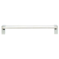 Contemporary Pull, 10-1/8" Center-to-Center, Chrome alt 0